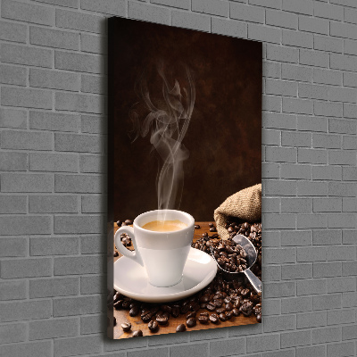 Large canvas wall art Cup of coffee