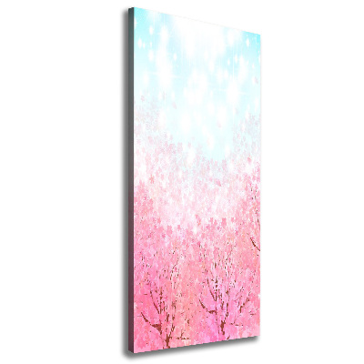 Wall art canvas large Cherry blossoms