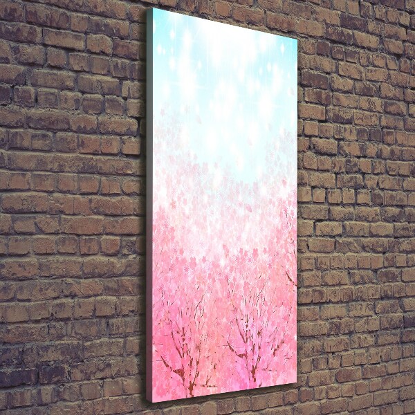 Wall art canvas large Cherry blossoms