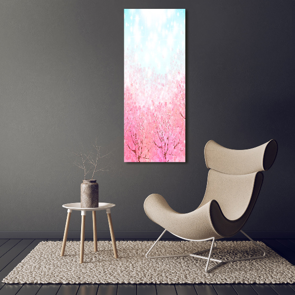 Wall art canvas large Cherry blossoms