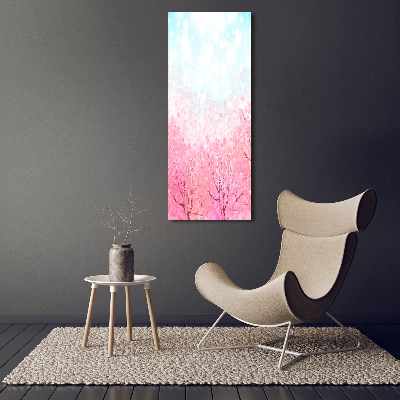 Wall art canvas large Cherry blossoms