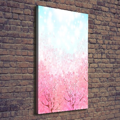 Wall art canvas large Cherry blossoms