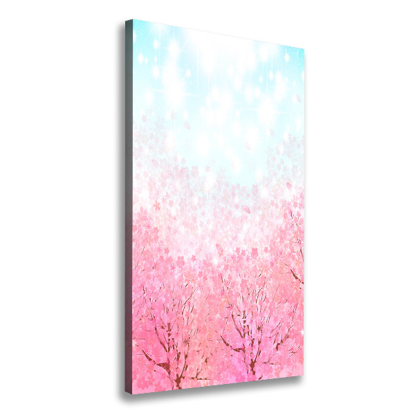 Wall art canvas large Cherry blossoms