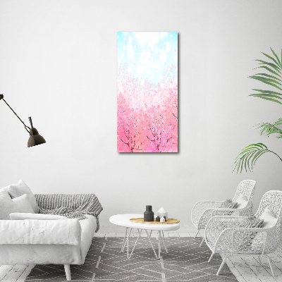 Wall art canvas large Cherry blossoms