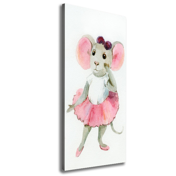 Canvas print Ballerina mouse