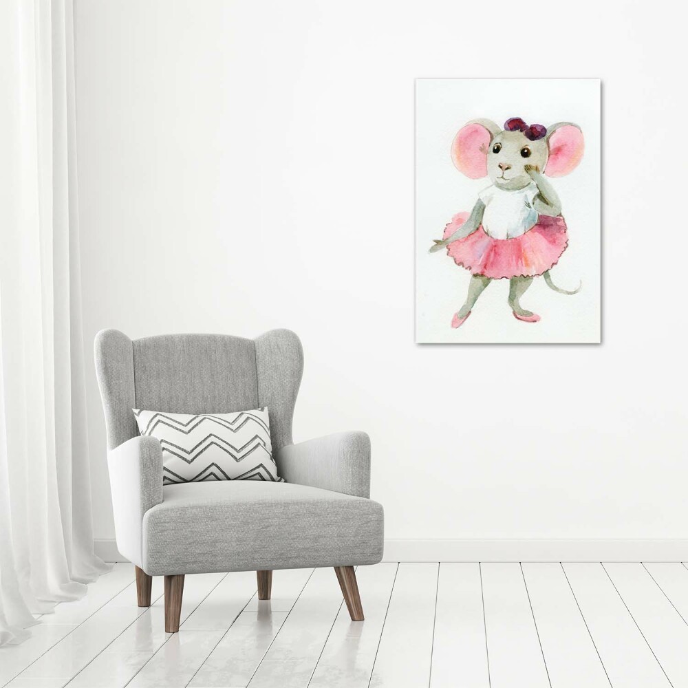 Canvas print Ballerina mouse