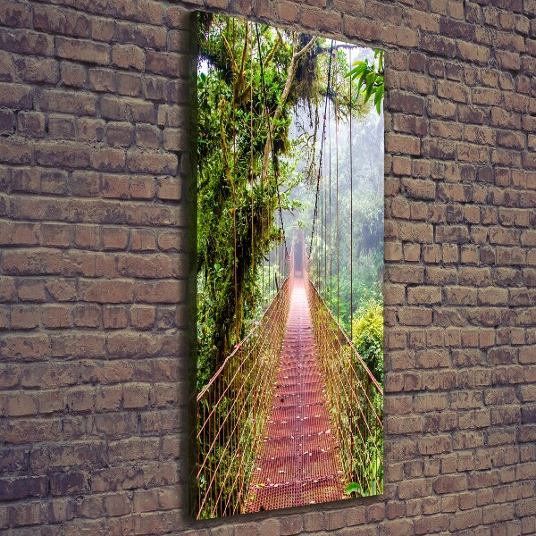 Large canvas wall art Hanging bridge