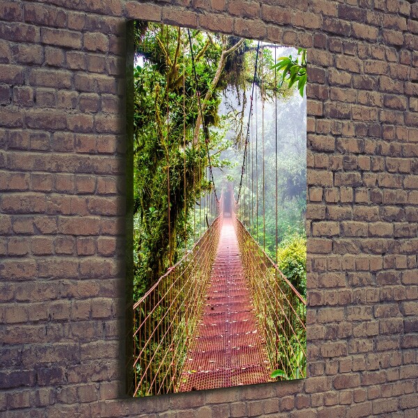 Large canvas wall art Hanging bridge