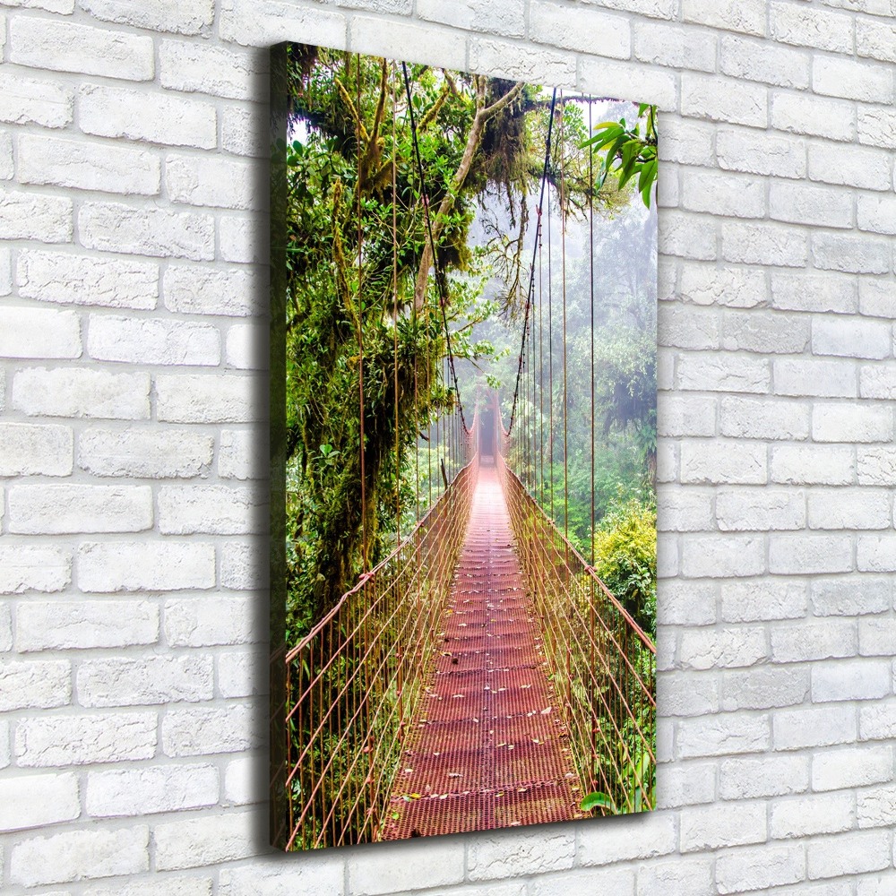 Large canvas wall art Hanging bridge