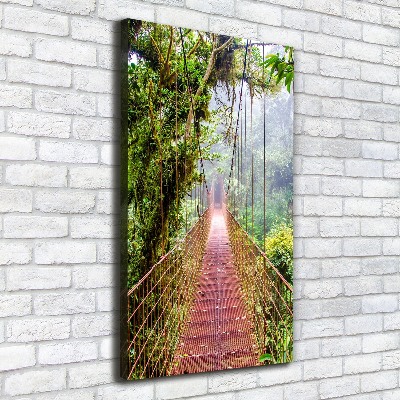 Large canvas wall art Hanging bridge