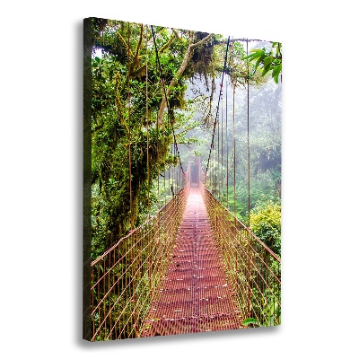 Large canvas wall art Hanging bridge