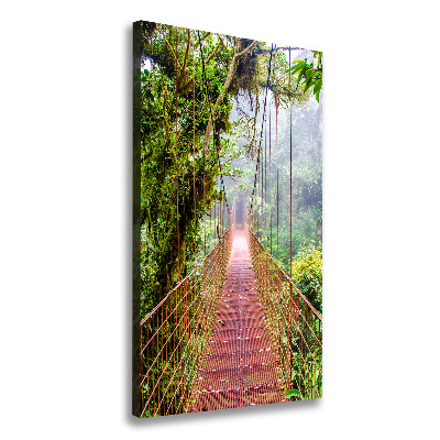 Large canvas wall art Hanging bridge