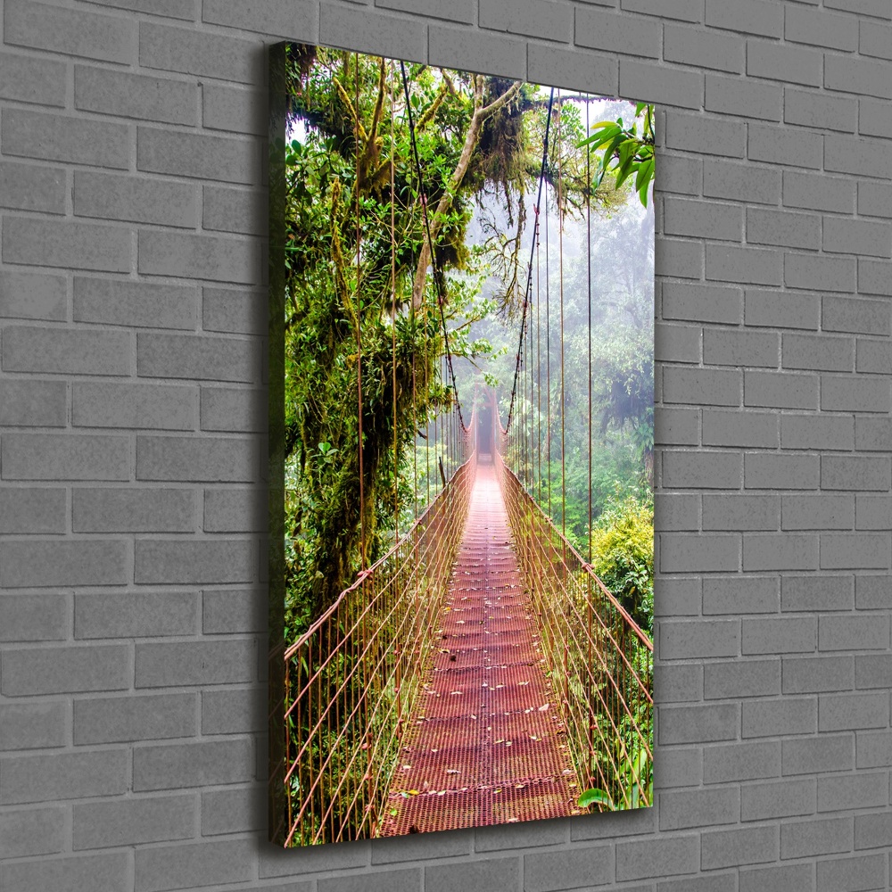 Large canvas wall art Hanging bridge