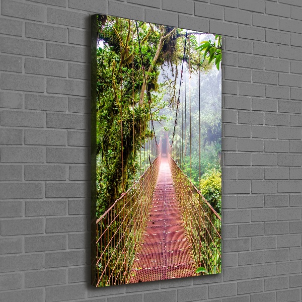 Large canvas wall art Hanging bridge