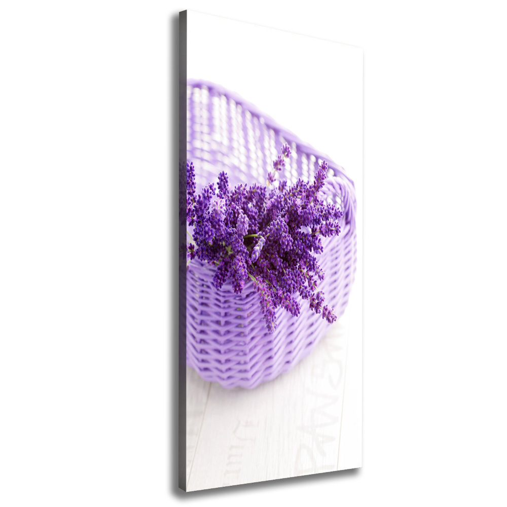 Canvas wall art Lavender in the basket