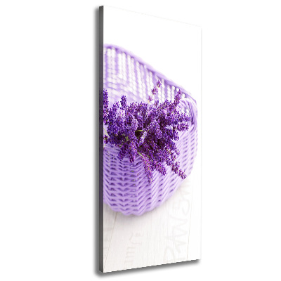 Canvas wall art Lavender in the basket