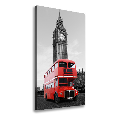 Canvas wall art London bus