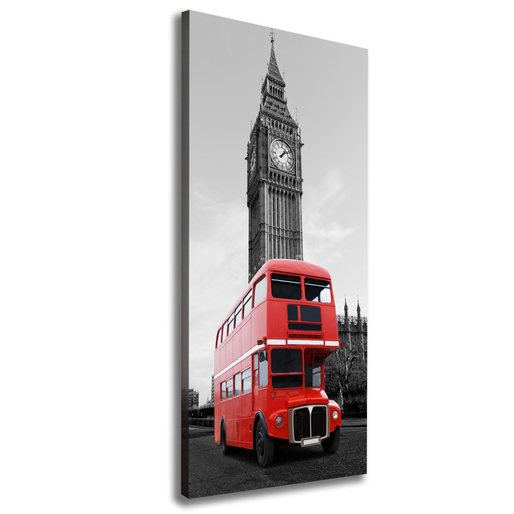 Canvas wall art London bus