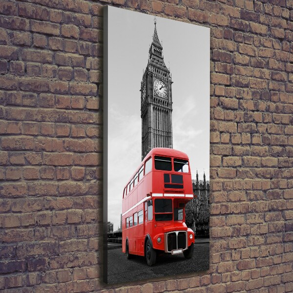 Canvas wall art London bus