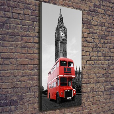 Canvas wall art London bus