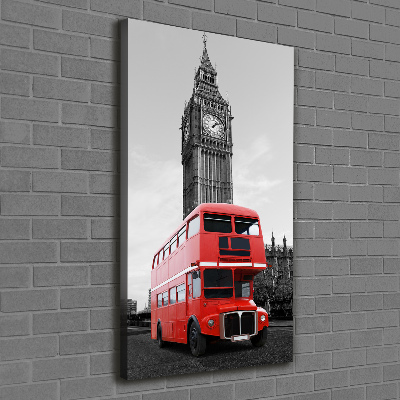 Canvas wall art London bus