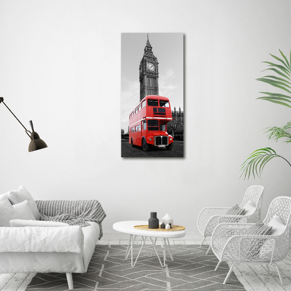 Canvas wall art London bus