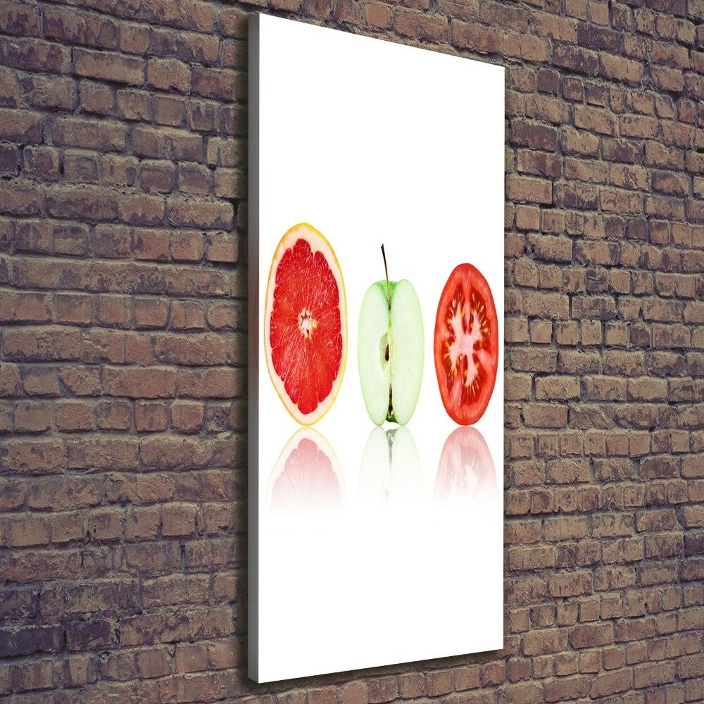 Canvas wall art Fruits and vegetables