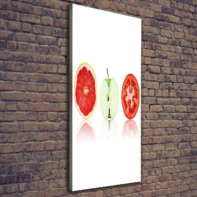 Canvas wall art Fruits and vegetables