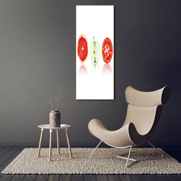 Canvas wall art Fruits and vegetables