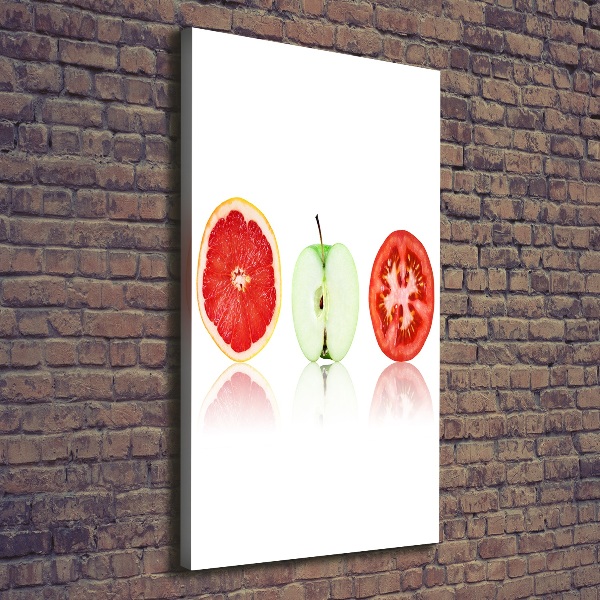 Canvas wall art Fruits and vegetables