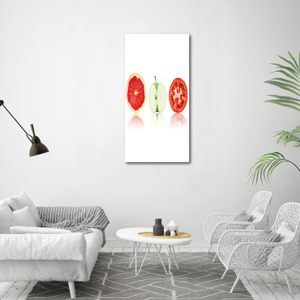 Canvas wall art Fruits and vegetables