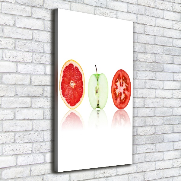 Canvas wall art Fruits and vegetables