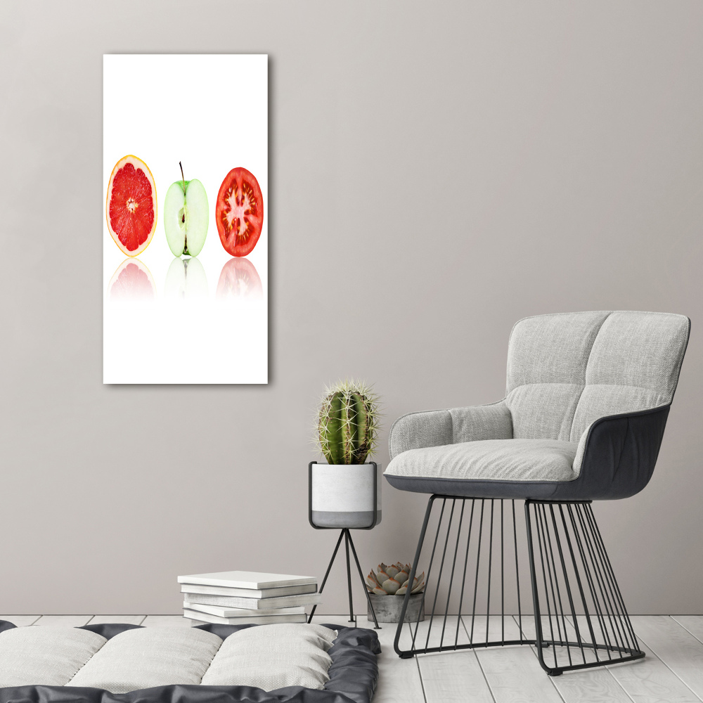 Canvas wall art Fruits and vegetables