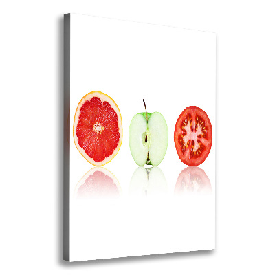 Canvas wall art Fruits and vegetables