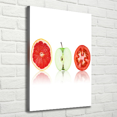 Canvas wall art Fruits and vegetables