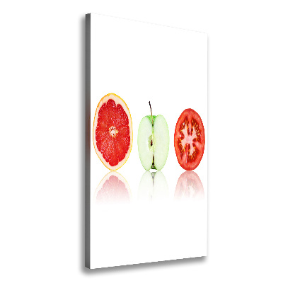 Canvas wall art Fruits and vegetables