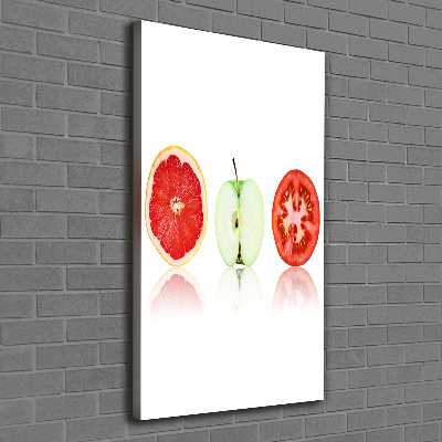 Canvas wall art Fruits and vegetables