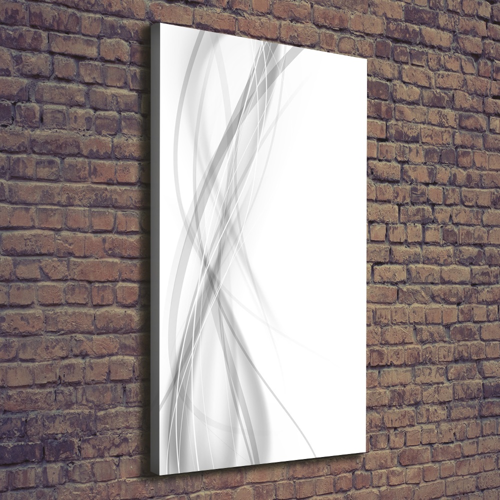 Canvas wall art Wave abstraction