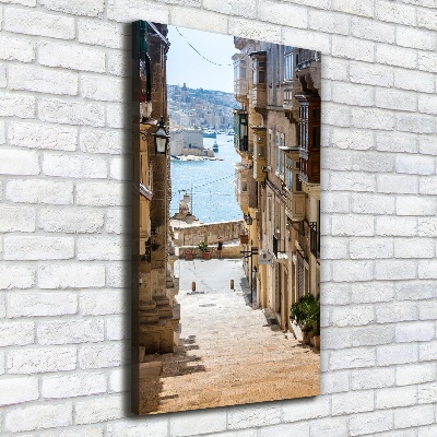 Canvas wall art Streets in Malta