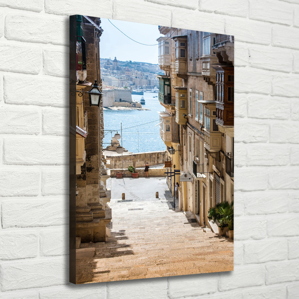 Canvas wall art Streets in Malta