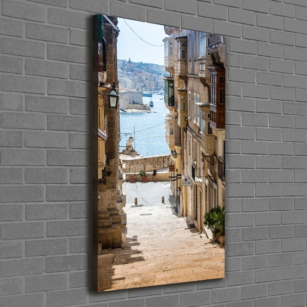 Canvas wall art Streets in Malta