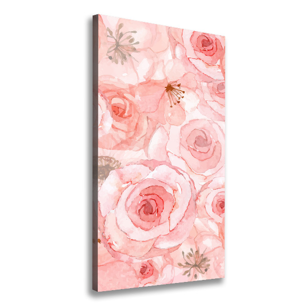 Large canvas wall art Floral pattern