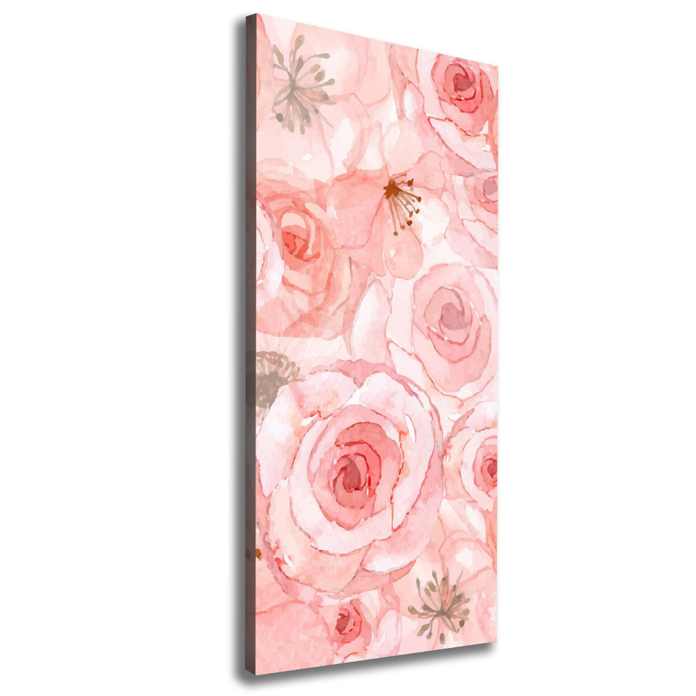 Large canvas wall art Floral pattern