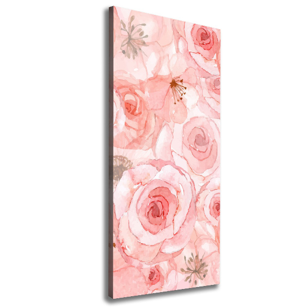 Large canvas wall art Floral pattern