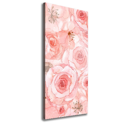 Large canvas wall art Floral pattern