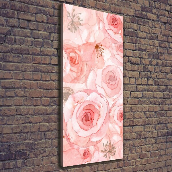 Large canvas wall art Floral pattern