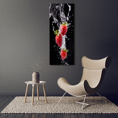 Canvas wall art Strawberries