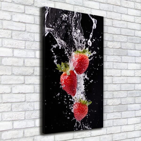 Canvas wall art Strawberries