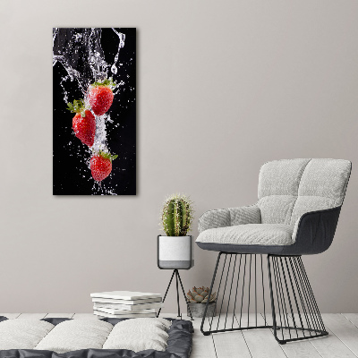 Canvas wall art Strawberries