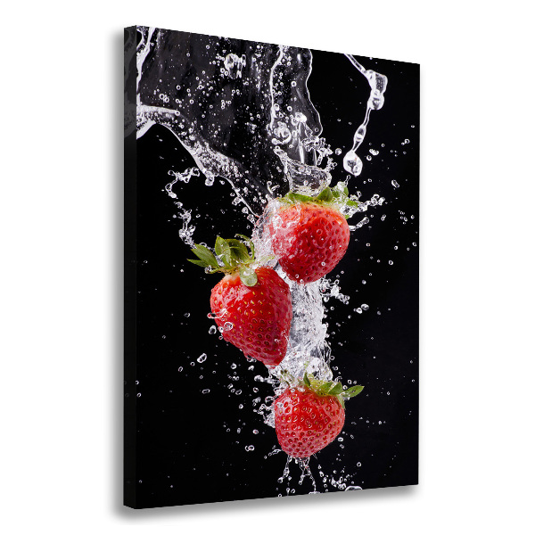 Canvas wall art Strawberries